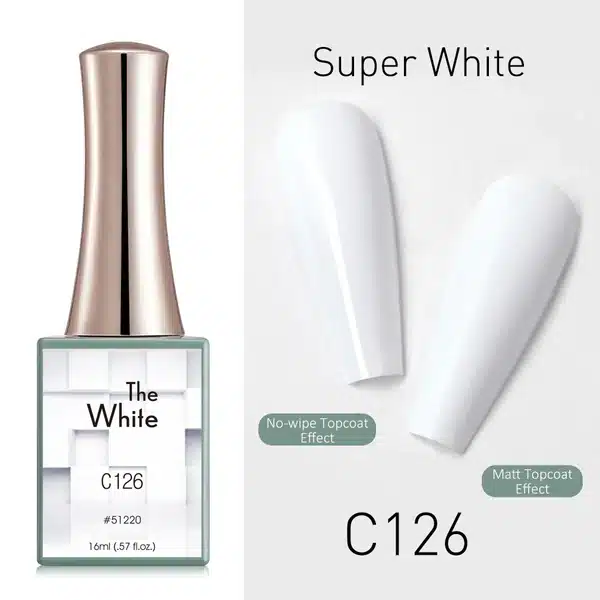 Esmalte CANNI 16ML SUPER WHITE C126 / 16ml