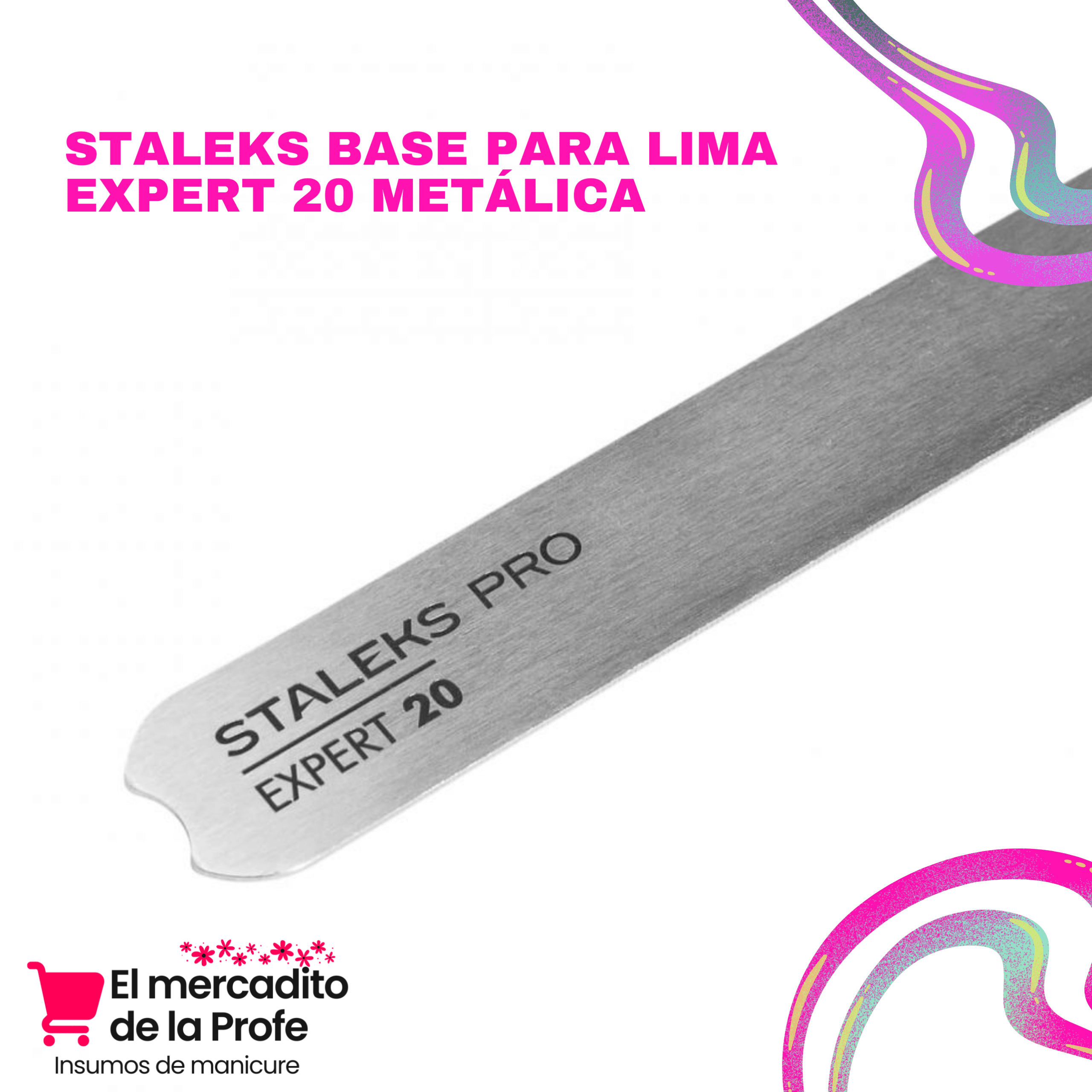 Base Para Lima Staleks Expert 20 Metálica