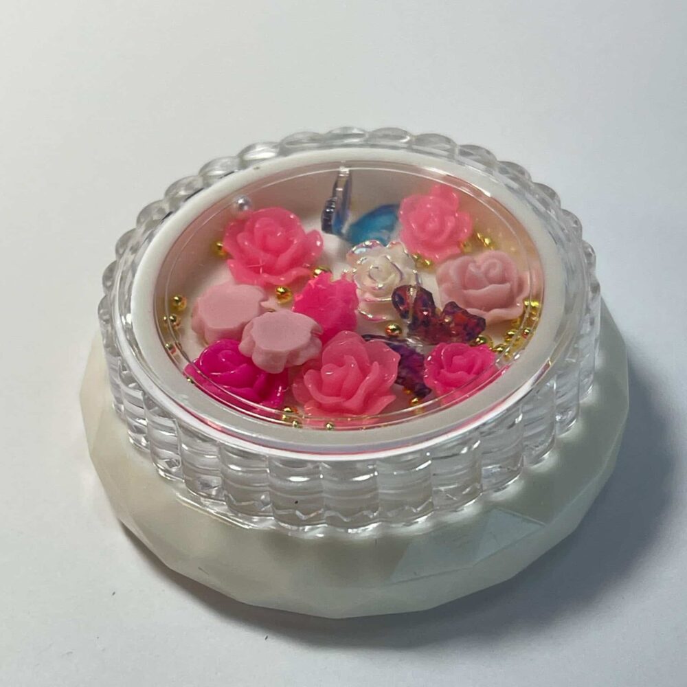 Decoración mariposas y rosas