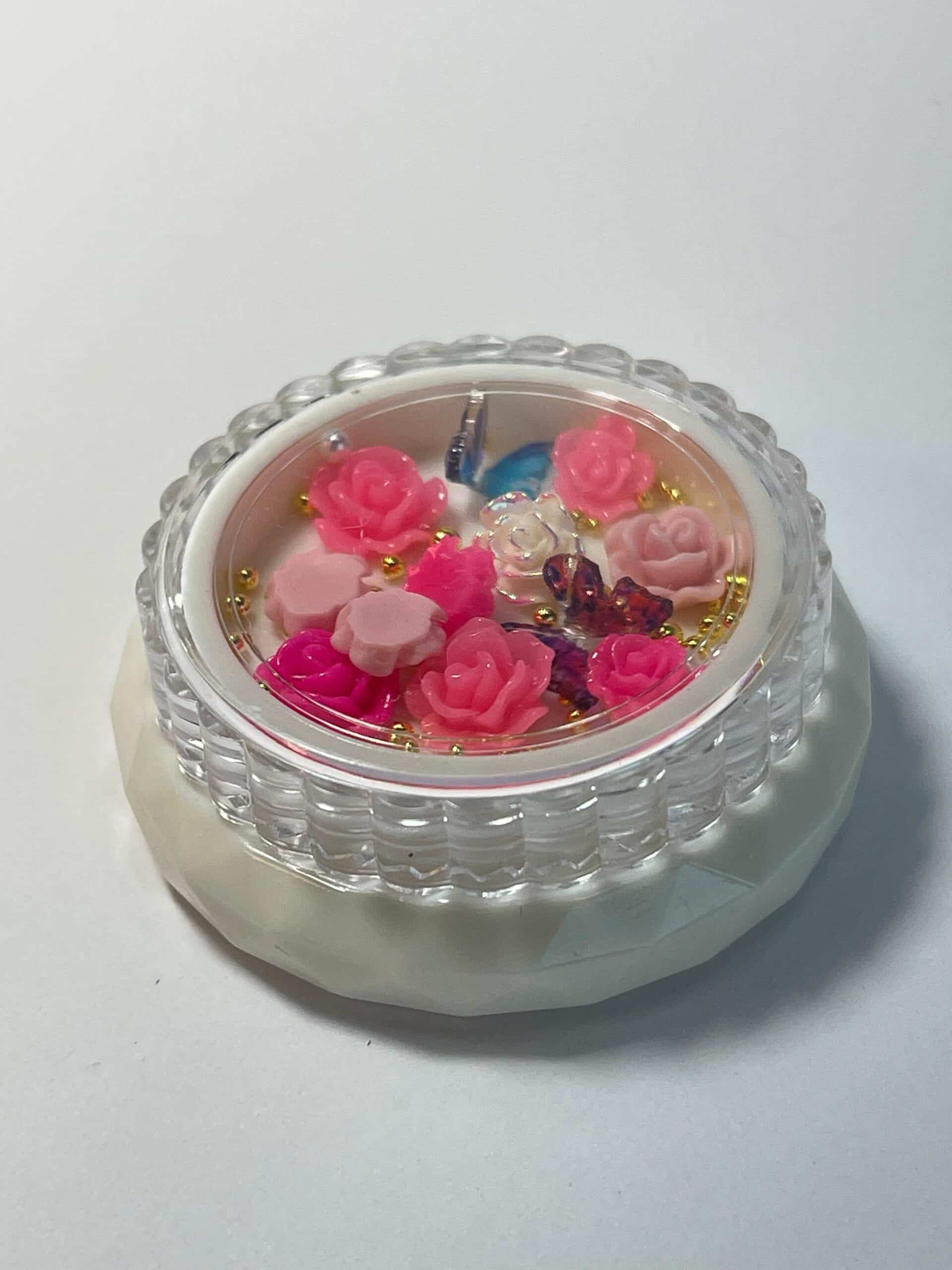 Decoración mariposas y rosas