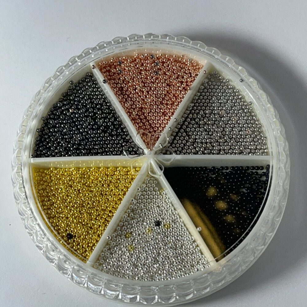 Caviar decorativo para uñas