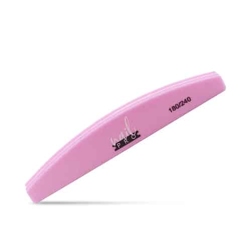 Lima pulidor 180/240 media luna Nail Pro