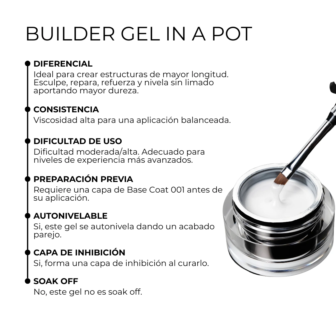 Builder Gel o Gel Constructor Pote - Imagen 5